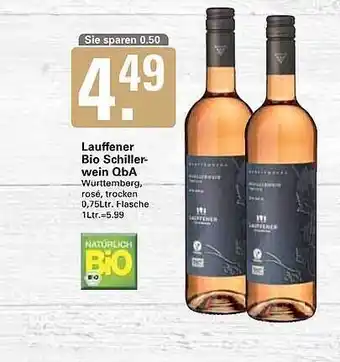 WEZ Laufferner Bio Schillerwein Qba Angebot