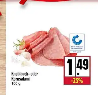 Kupsch Knoblauch- Oder Kornsalami Angebot