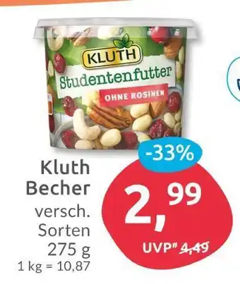 Budni Kluth becher studentenfutter Angebot