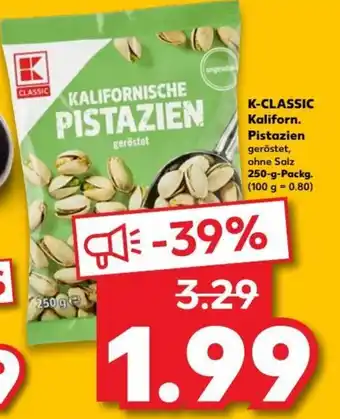 Kaufland K-classic kaliforn, pistazien 250g Angebot