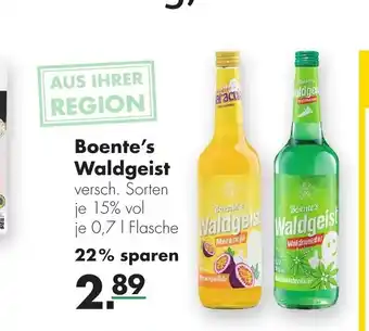 Handelshof Boente's Waldgeist 0,75 l Flasche Angebot