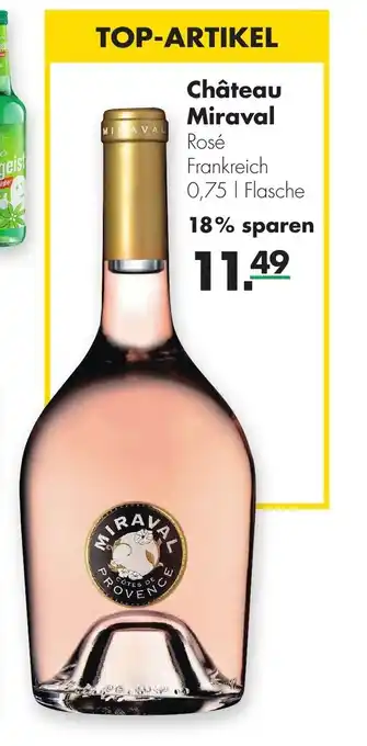 Handelshof Chateau Miraval 0,75 l Flasche Angebot