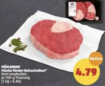 PENNY Muhlenhof Frische Rinder-Beinscheiben 700g Angebot