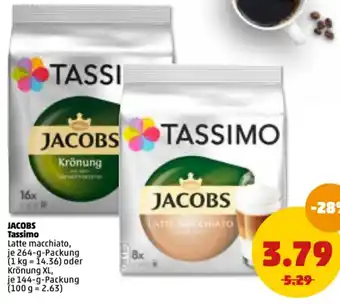 PENNY Jacobs Tassimo 264g Angebot