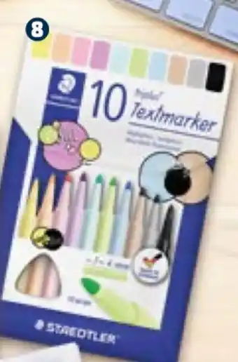 PENNY 10er-Packung Textmarker, Pastellfarben Angebot