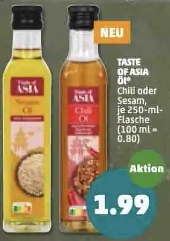 PENNY Taste of Asia Ol 250ml Angebot