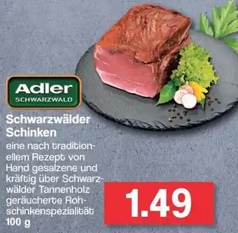 Famila Nord West Adler Schwarzwälder Schinken 100g Angebot