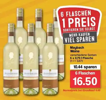 Famila Nord West Maybach Weine 6x0,75L Flasche Angebot