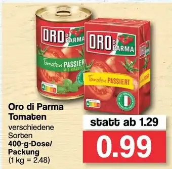 Famila Nord West Oro di Parma Tomaten 400g Dose/Packung Angebot