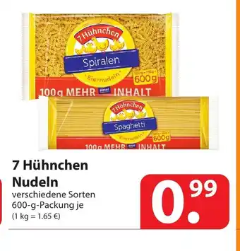 Famila Nord Ost 7 Huhnchen Nudeln 600 g packung Angebot