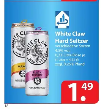 Famila Nord Ost White Claw Hard Seltzer 0,33 liter Angebot