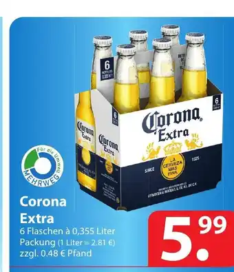 Famila Nord Ost Corona Extra 6 flaschen a 0,355 liter Angebot