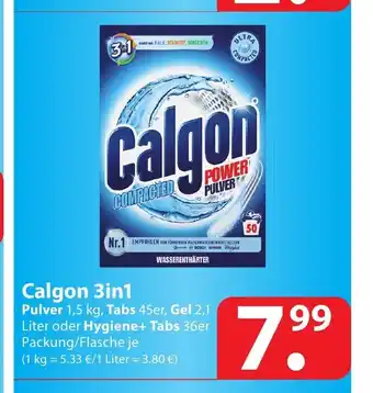 Famila Nord Ost Calgon 3in1 Pulver 1,5 kg Angebot