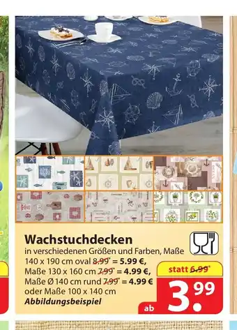 Famila Nord Ost Wachstuchdecken 100 x 140 cm Angebot