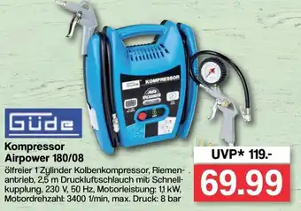Famila Nord West Güde Kompressor Airpower 180/08 Angebot
