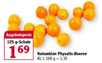 Globus Kolumbien Physalis-Beeren 125g Angebot