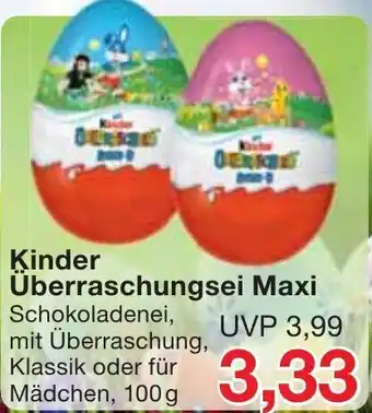 Jawoll Kinder überraschungsei Maxi 100g Angebot