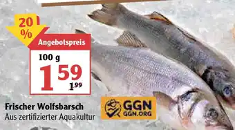 Globus Frischer Wolfsbarsch 100g Angebot