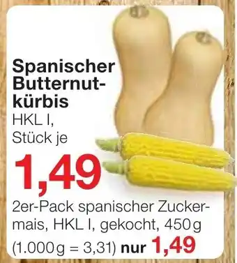 Jawoll Spanischer Butternutkürbis Angebot