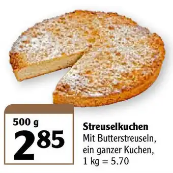 Globus Streuselkuchen 500g Angebot