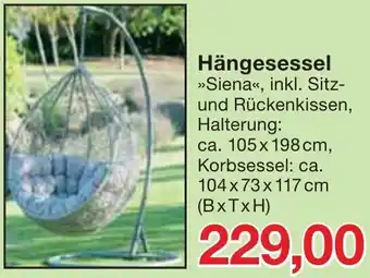 Jawoll Hängesessel Siena Angebot