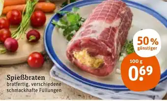 tegut Spießbraten 100g Angebot