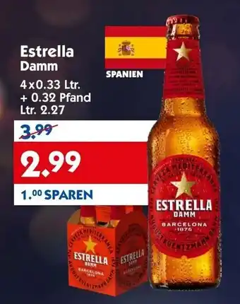 Hol'ab Getränkemarkt Estrella Damm 4x0,33L Angebot