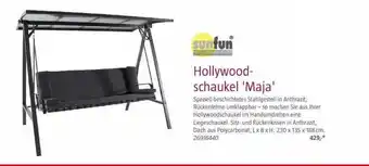 Bauhaus Hollywoodschaukel 'maja' Sunfun Angebot