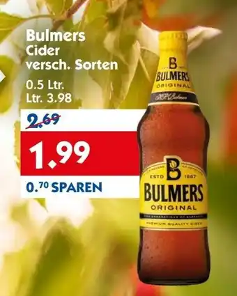 Hol'ab Getränkemarkt Bulmer's Cider 0,5L Angebot