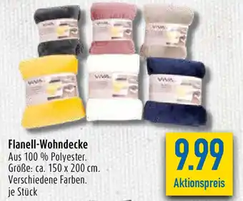 diska Flanell-Wohndecke Angebot