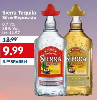 Hol'ab Getränkemarkt Sierra Tequila Silver/Reposado 0,7L Angebot