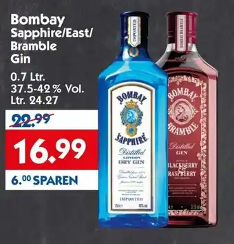 Hol'ab Getränkemarkt Bombay Sapphire/East/Bramble Gin 0,7L Angebot