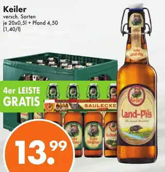 Trink und Spare Keiler 20x0,5L Angebot