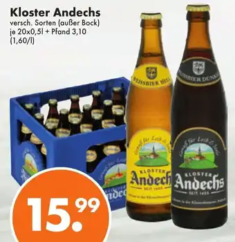 Trink und Spare Kloster Andechs 20x0,5L Angebot