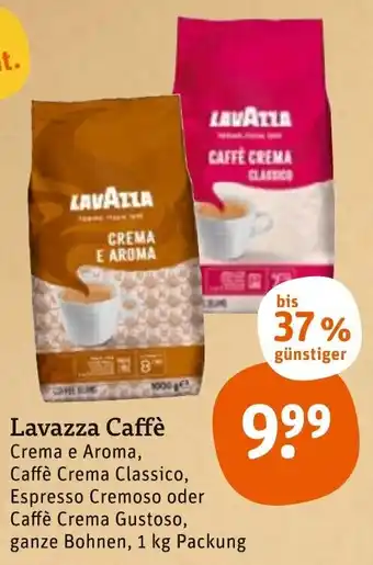 tegut Lavazza Caffè 1kg Packung Angebot