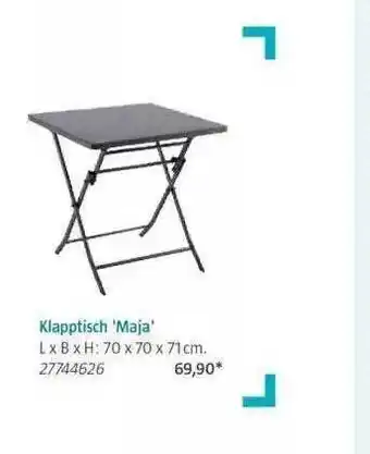 Bauhaus Klapptisch „maja“ Angebot