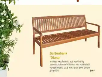 Bauhaus Gartenbank „diana“ Angebot