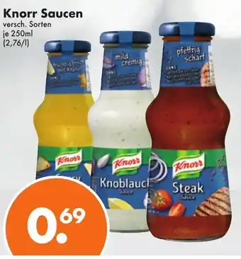 Trink und Spare Knorr Saucen 250ml Angebot