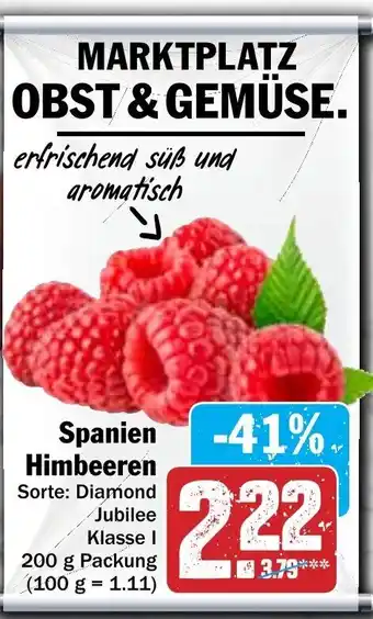 Hit Spanien Himbeeren 200g Angebot