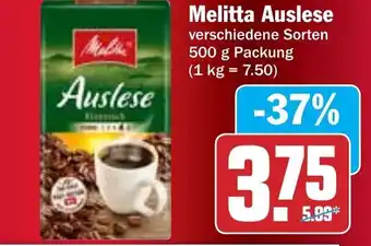 Hit Melitta Auslese 500g Angebot