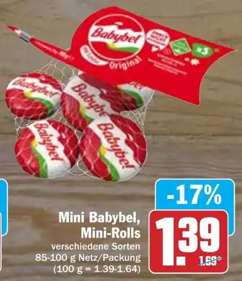 Hit Mini Babybel, Mini-Rolls 85-100g Angebot