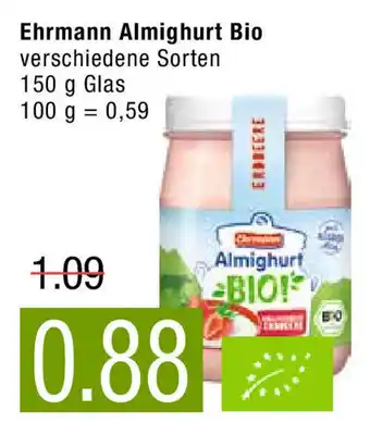 Marktkauf Ehrmann Almighurt Bio 150g Glas Angebot