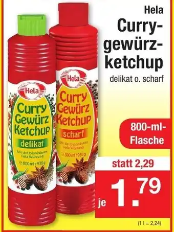 Zimmermann Hela Currygewürzketchup 800ml Angebot