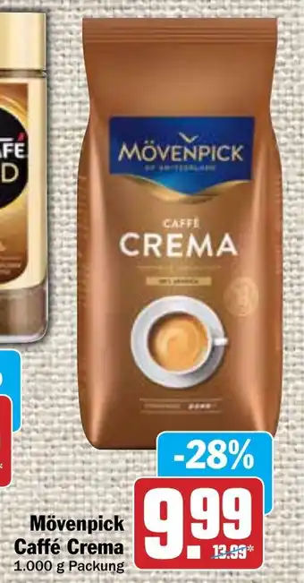 Hit Movenpick Caffe Crema 1.000g Angebot