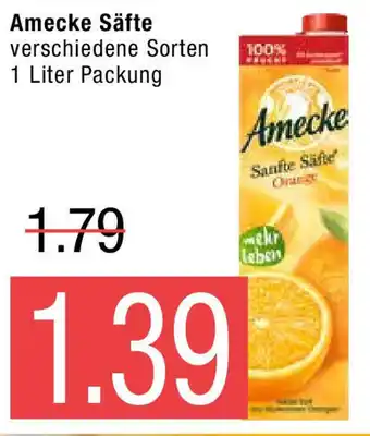 Marktkauf Amecke Säfte 1L Packung Angebot