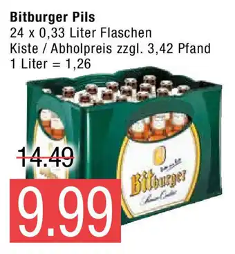 Marktkauf Bitburger Pils 24x0,33L Angebot