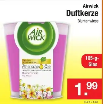 Zimmermann Airwick Duftkerze 105g Angebot