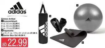 Marktkauf Adidas Fitness Artikel Gymnastikball, Yogamatte oder Junior Box Set Angebot