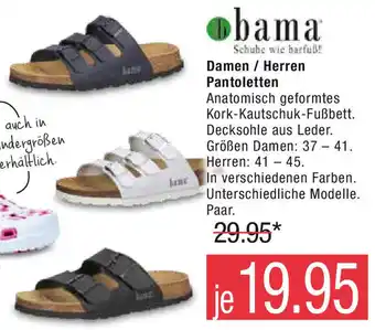 Marktkauf bama Damen/Herren Pantoletten Angebot