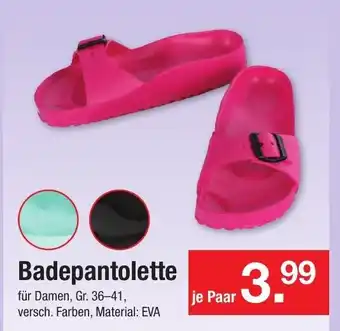 Zimmermann Badepantolette Angebot